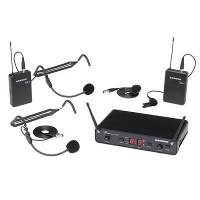 SAMSON CONCERT 288 PRESENTATION Dual Wireless Headset & Lavalier Mic System