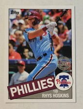 RHYS HOSKINS 2020 Topps - 1985 Topps Baseball #85-80 Phillies