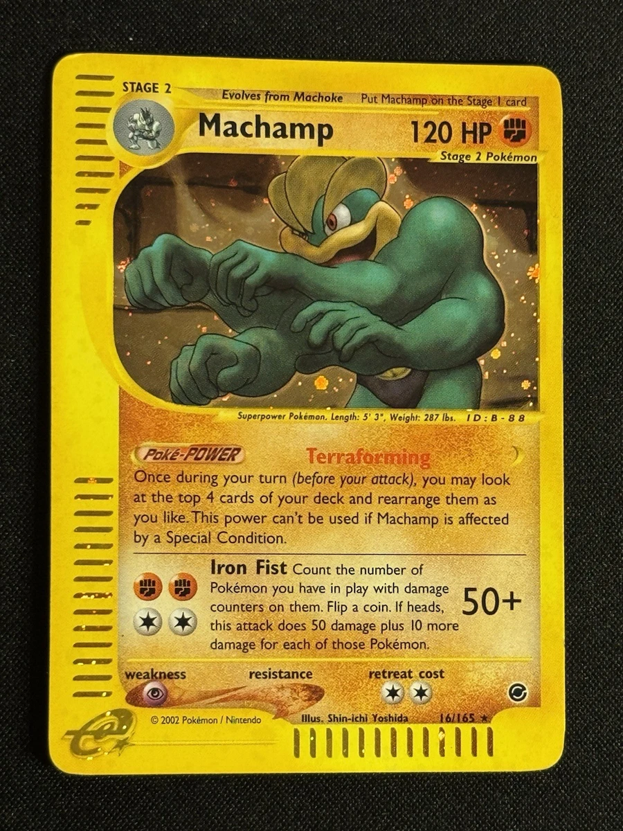 Machamp Pokémon TCG Expedition Base Set Individual Collectible