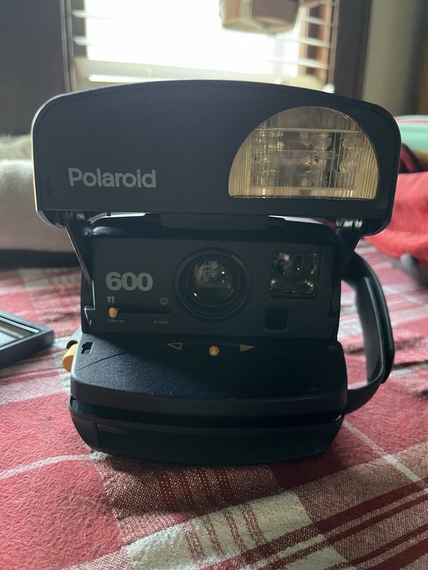 Polaroid 600 Instant Film Camera Black, Uses Polaroid 600 Film