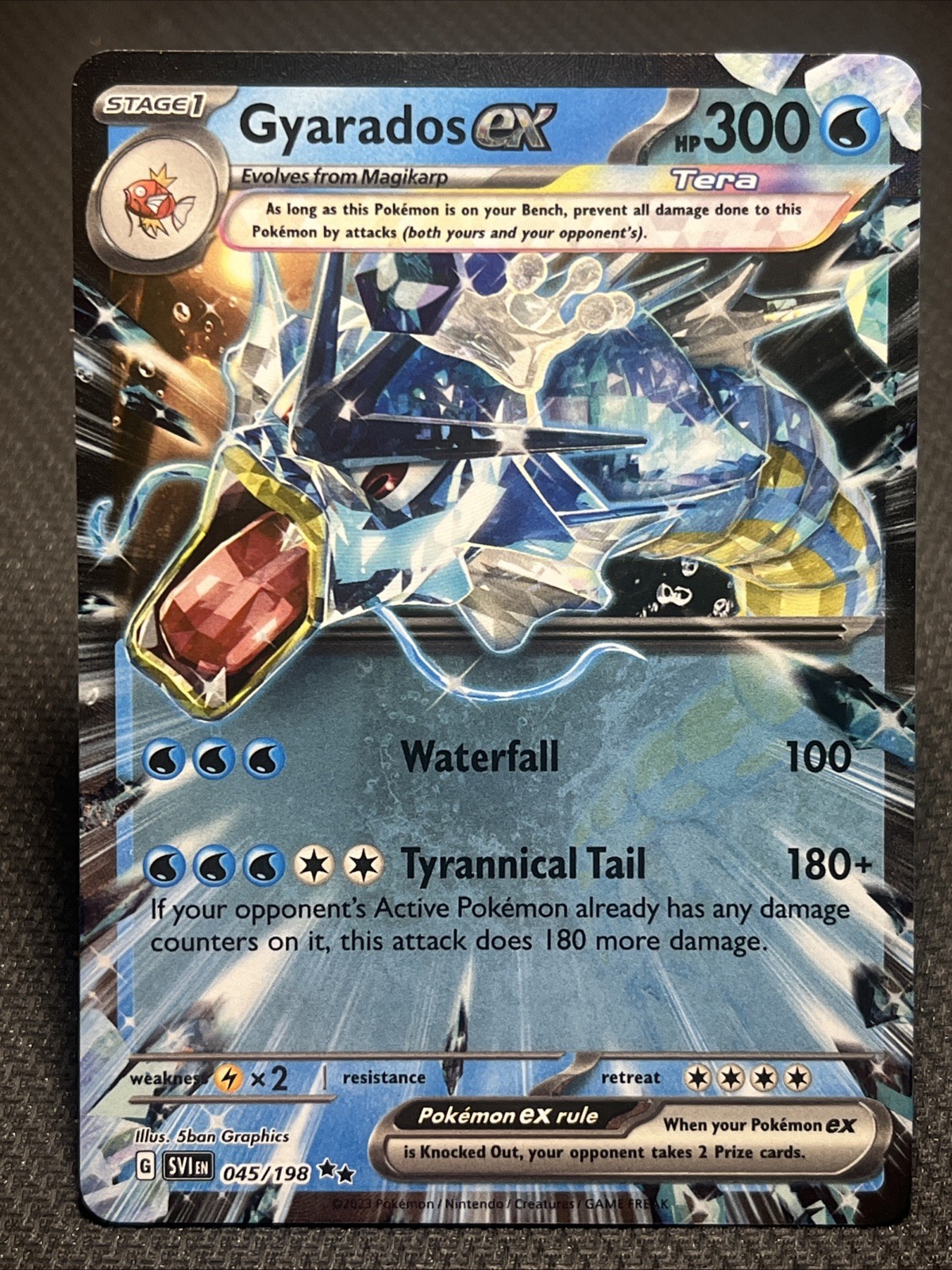 Gyarados ex 045/198 SV01: Scarlet & Violet Base Set Holo Double Rare