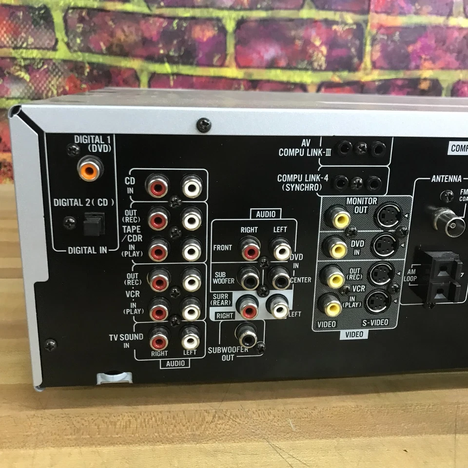 JVC RX-6032VSL Audio/Video Control Receiver 5.1 Dolby Surround 100W Per Channel - Image 3 of 4