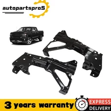 Front Bumper Brackets Set Fits For Chevrolet Silverado 1500 2016 2017 2018 2Pcs