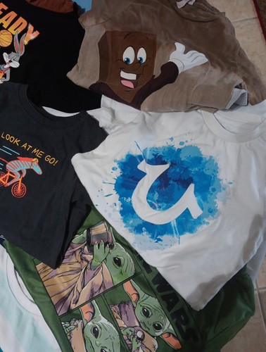 Lot Of Boys Size 5 And 6 Active Short Sleeve Shirts - Picture 5 of 5