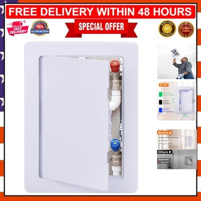 Versatile 6 x 9 Inch Access Panel for Plumbing & Electrical Systems - White