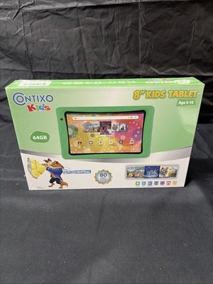 Contixo K81 Kids Tablet 8'' 64GB Green | 80 Disney eBooks | Parental Controls