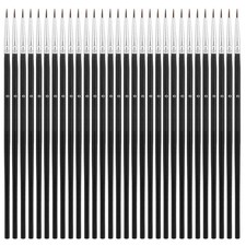 30 Pcs Tiny Detail Paint Brushes, 0 Fine Tip Paint Brush Miniature Fine Paint L