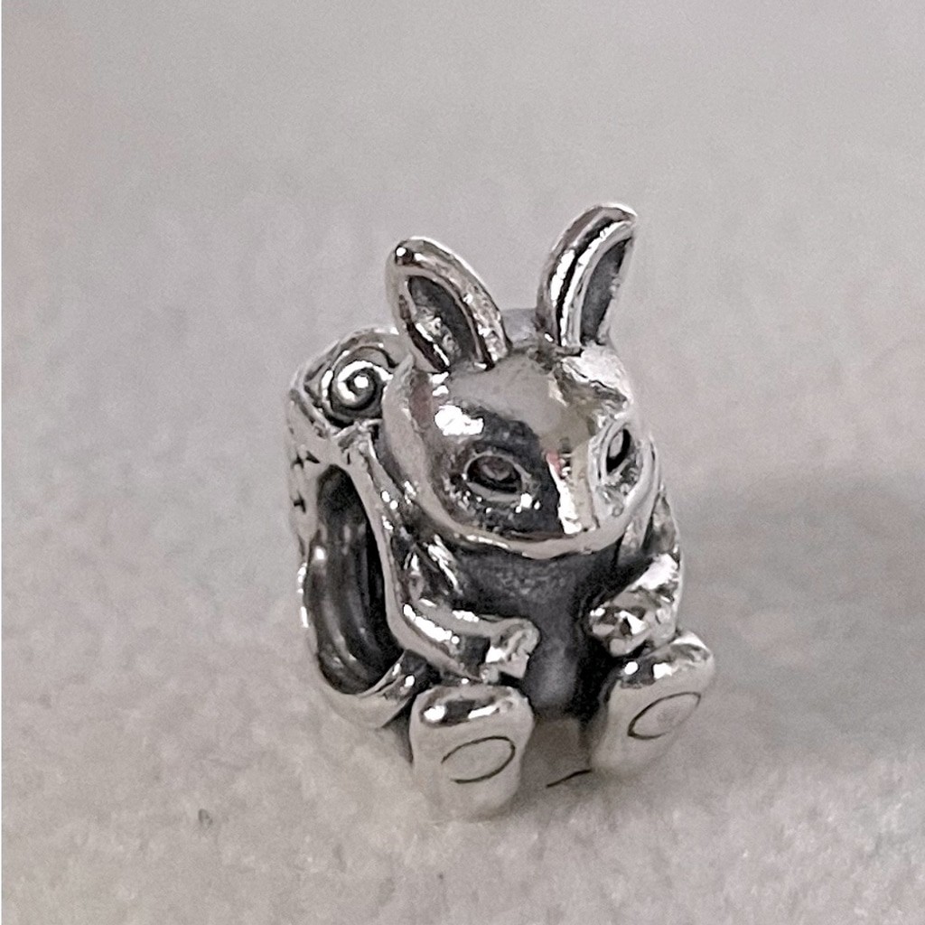 Authentic Pandora Easter Bunny Charm! - image 1
