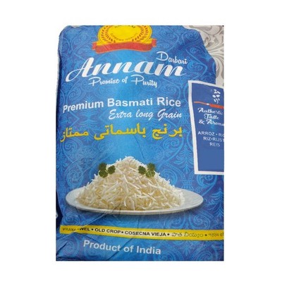 Annam - Premium Darbari Basmati Langkorn Reis 20 kg