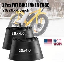 1PAIR! Inner Tube Schrader Valve 20 x 4.0" 26 x 4.0" 32mm Tire Bike Bicycle