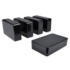 Pinfox 5 pack Electronic Prototype ABS Plastic Junction Project Box Black