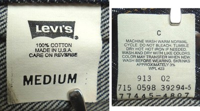Vintage 90s (1998) Levis 77445-4807 Womens Med Type II 2 Denim