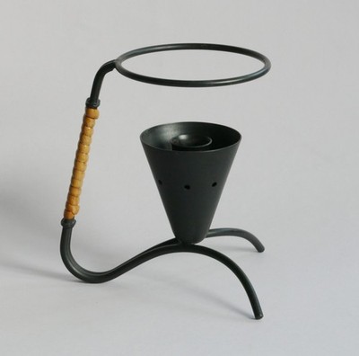 Ystad Metall Schweden Unterteil zum Windlicht Design Gunnar Ander 1950er Jahre
