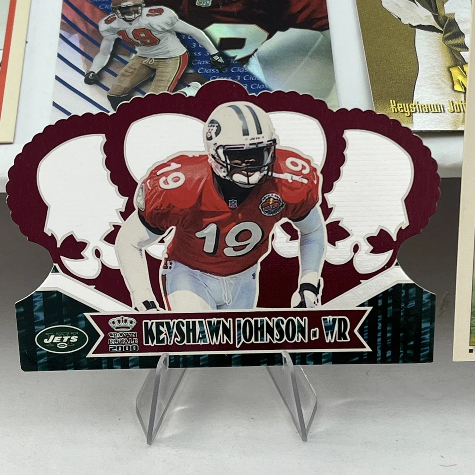 Keyshawn Johnson Lot 1995 Rookie - 2004 Fleer Tradition - Rookie Base Inset Jets - Image 4 of 4