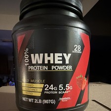 Whey Protein Powder Strawberry 2 lb (907 g) 2...