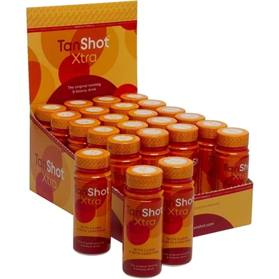TanShot Xtra Sunbed Tanning & Beauty Drink with Vitamins Tan Shot XTRA