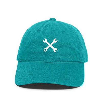 Mechanic Wrench Baseball Cap Embroidered Cotton Adjustable Dad Hat