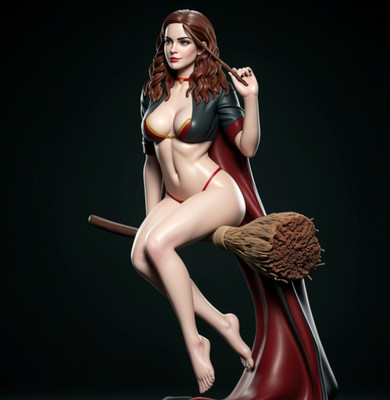 Hermione Adult Sexy Harry Potter V1! Printed 16k Res! Hand Painted or Unpainted!