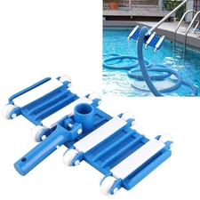 Swimming Pool Vacuum Head with Wheels Removable Adjustable Handle Cleaning Tools