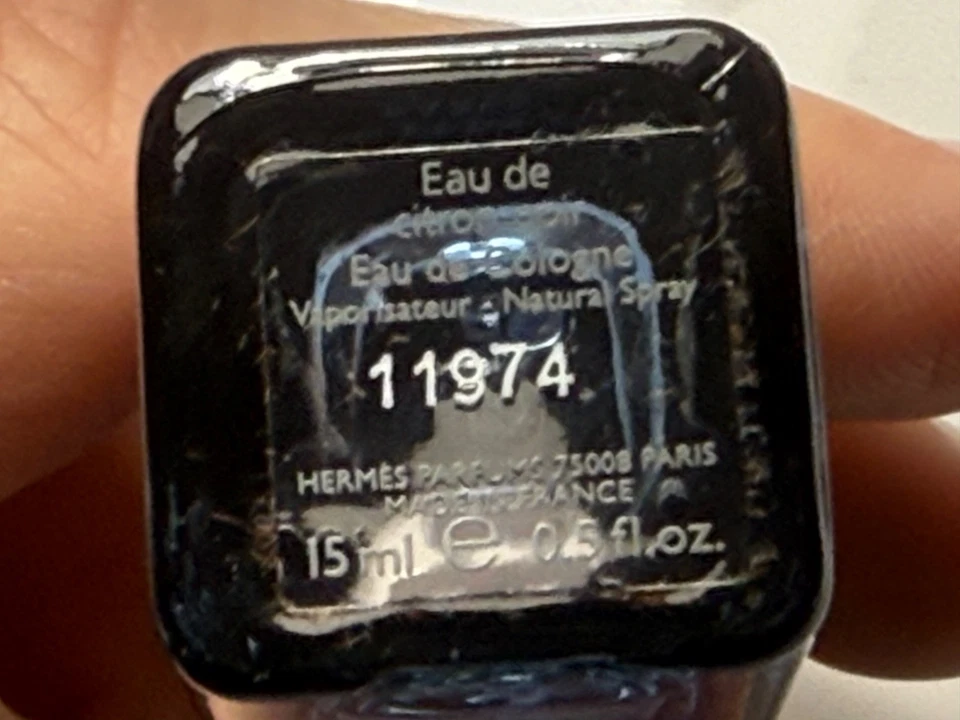 NUEVO PAR DE HERMES TRAVEL EAU DE CITRON NOIR EAU DE COLOGNE SPRAY 15 ML .5 FL OZ Foto 2 de 4