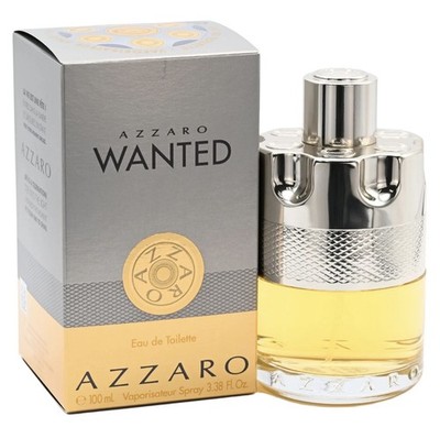 Azzaro Wanted by Azzaro Cologne for Men EDT 3.38 / 3.4 oz New In Box
