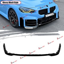 Spoiler Pare-Choc Avant Lame Lèvre Noir Brillant pour BMW M2 G87 2023+
