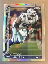 2025 Topps Chrome Football Kenny Clark Refractor #73 Dallas Cowboys