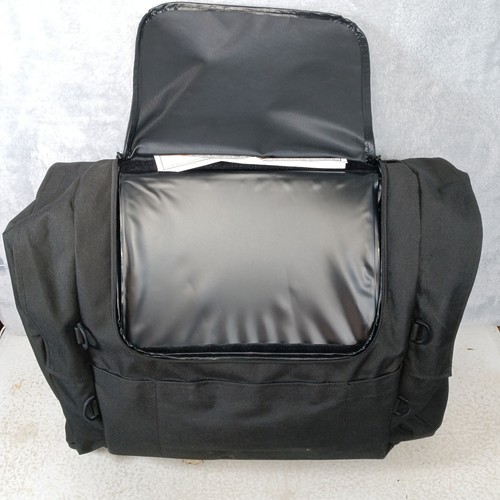 Harley Davidson By SAC Sissy Bar Respaldo Negro Equipaje Viaje Bolsa de Viaje GRANDE - Imagen 5 de 14