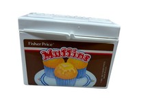 Vintage Fisher Price Fun With Food Muffins Play Container Only 1989