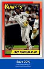 Jazz Chisholm Jr. 2025 Topps #T90-99 1990 35th Anniversary Yankees J32