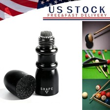 Snooker 3-In-1 Billiard Pool Cue Tip Shaper, Pool Cue Tip Stick Repair Tool Kit