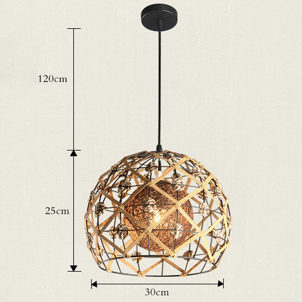 Modern 2024 rattan chandelier