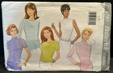 Butterick Fast & Easy Close-Fitting Pullover Tops  Pattern 4787 WMS SZ L-XL