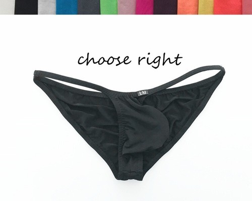 Men's Sexy Ultrathin Underwear Panties Mini Briefs Bikini Underpants Ice silk 29 - Picture 18 of 23
