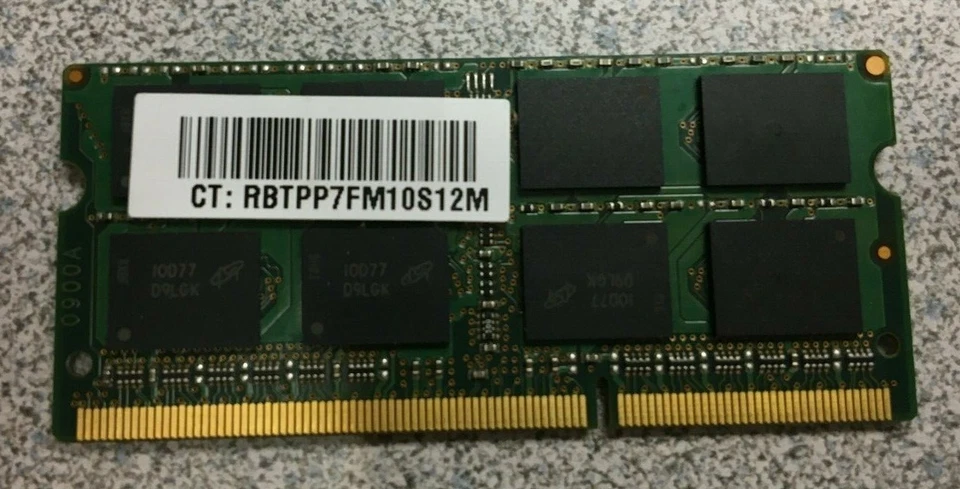 Micron MT16JSF51264HZ-1G4D1 4GB SODIMM DDR3 PC3-PC10600S 621569-001, ship today - Image 2 of 2