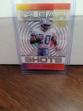 2021 PANINI ILLUSIONS FOOTBALL BARRY SANDERS CLEAR SHOTS INSERT CARD #14