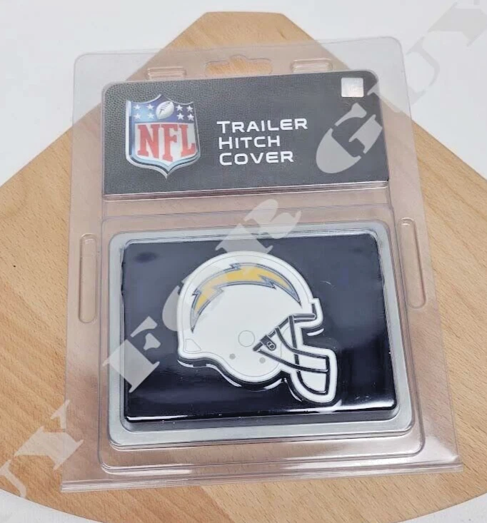 Capa de engate de reboque retangular Los Angeles Chargers - Classe II e III - B002759JS0 - Imagem 2 de 4
