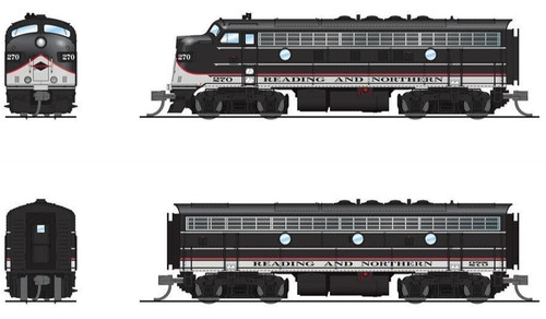 BROADWAY LIMITED 7759 N EMD F7 AB RBMN 270/275 Unidad A Sonido Paragon4/DC/DCC | Zustand: New