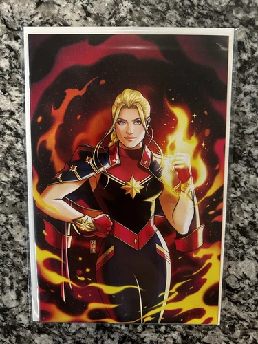 Captain Marvel #1 (2023) 1:100 Jen Bartel-First Omen & Yuna Yang