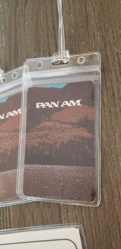 4 Pan Am Luggage Tags - Vintage/Retro playing cards