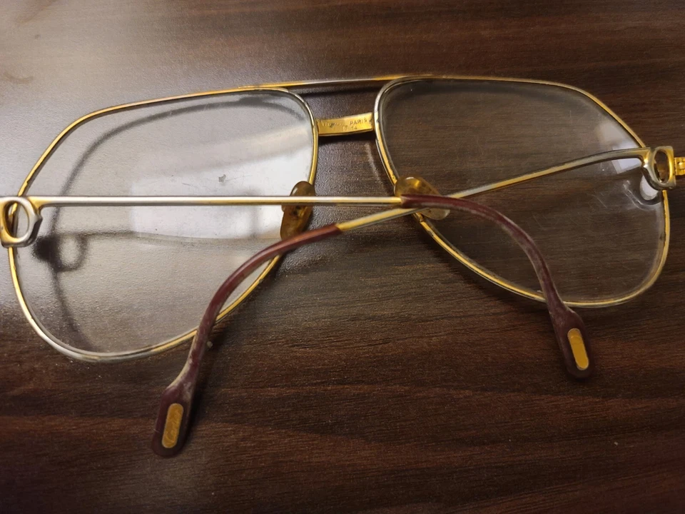 Cartier Vendome Louis 22k Gold-plated Sunglasses - Image 2 of 4