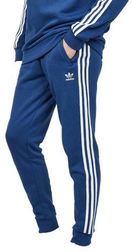 Adidas Hombre Chándal Pantalones Pantalón de SPORTS Gimnasio Fitness Azul 3  Raya | eBay