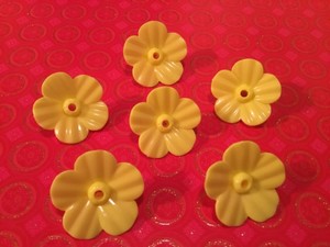 Hummingbird Feeder Replacement Flowers 6 Yellow Flowers Ebay