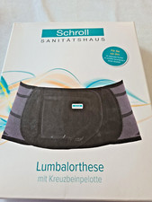 Schroll JuzoPro Lumbalorthese mit Kreuzbein-Pelotte Gr.3/M