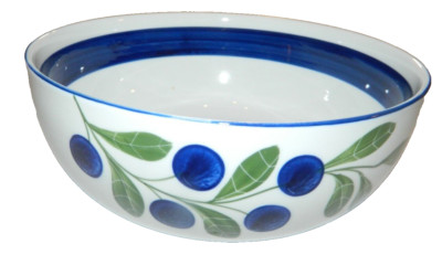 Vintage Dansk BERRIES Open Round Vegetable Bowl  8 1/2'' Never Used