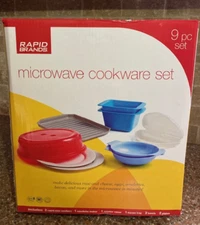 Rapid brands Microwave cookware set,9 piece set, never used