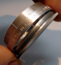 Kodak 42mm 1 2/32" to series 6 VI 44mm ring adapter w/ retaining ring set 44.5mm