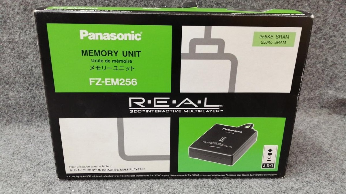 パナソニック 3DO REAL メモリーユニット 3DO Real Memory unit FZ-EM256 Panasonic CIB Boxed Tested