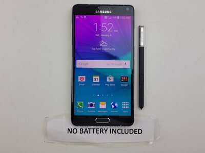 Samsung Galaxy Note 4 (SM-N910A) 32GB (AT&T) Smartphone - Clean IMEI - H1077