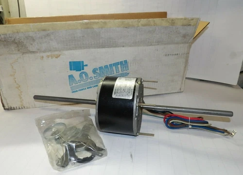 NEW A.O SMITH 1Ø 3SPD 1/6HP 277V D979 SEMI-ENCL.AIR COND. MOTOR 0.9AMP F48SE6L11